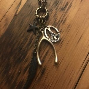 Lucky Brand Wishbone Necklace